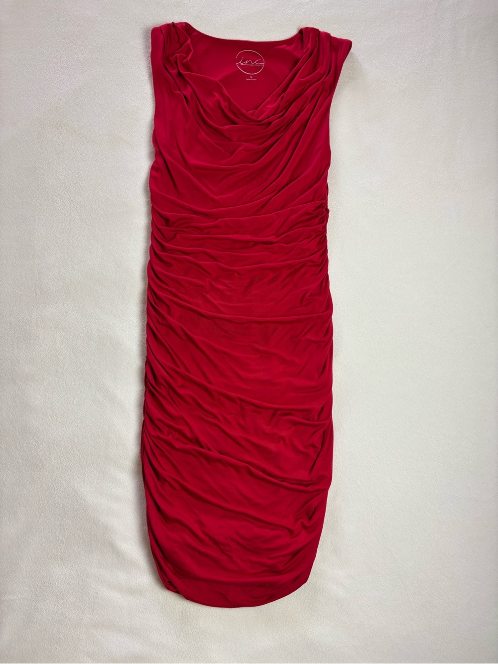 International Concepts Womens Bodycon Dress Size Medium Red